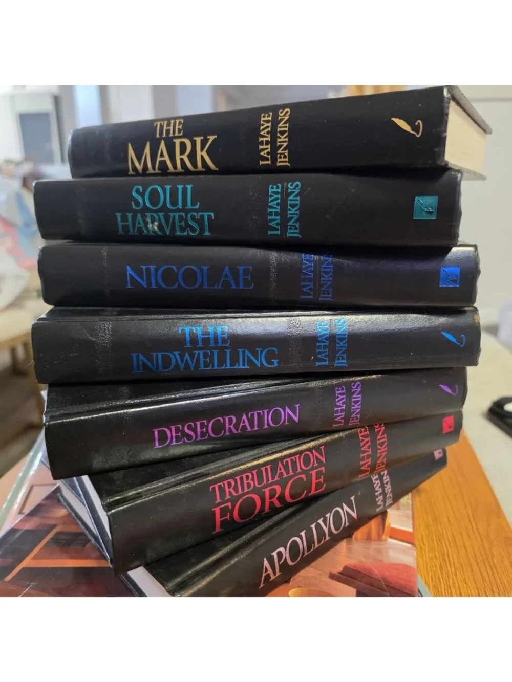 Left Behind Series Hardcover Lot: The Mark Soul Harvest Nicolae The Indwelling D
